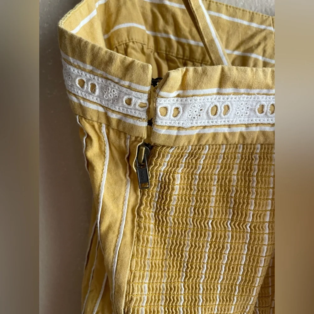 The Great Larel Yellow Striped Maxi Dress Size 2 Pockets - Picture 12 of 16